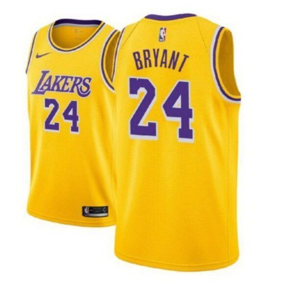 Toddlers Los Angeles Lakers #24 Kobe Bryant Gold Stitched Jersey